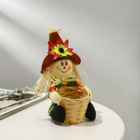 Flower stand, 1 pot, d = 7.5 cm, h = 7.5 cm, mix, “scarecrow”, greengo-5