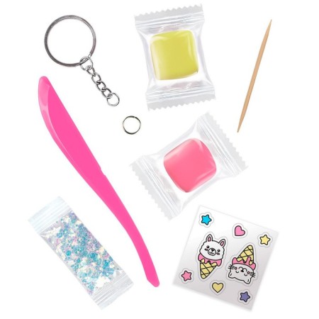 A set of polymer clay jewelry, be Trendiy Cold Clay, "keychain"-2