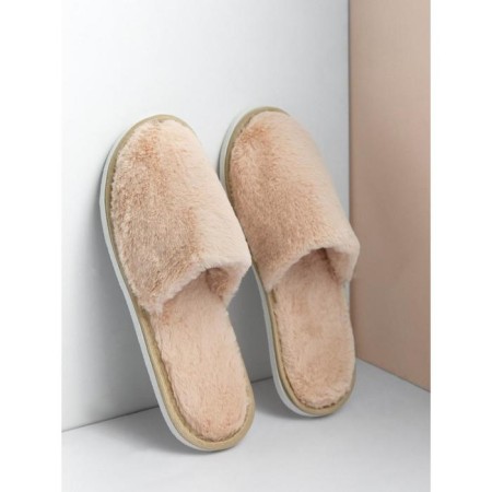 Women's slippers amarohome, size 39-41, beige color-1