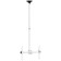 Crasset Uniteki LCD4246W for TV ceiling, fast -open, inclined rotary