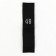 Textile strip “48”, 4.6 x 1.1 cm, black color