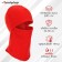 Balaclava windproof ONLYTOP, p. S, girth 52-56 cm, red color