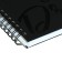 Sketchpad 210 x 210 mm, 40 sheets on the crest "Girl", solid cover, matte lamination, selective UV-LK, OFSET block 160 g/m2