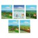 Notebook of 48 sheets in the cage "Seasons", covered cardboard, matte lamination of Soft Touch, foil, mix
