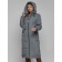 Coat insulated winter female, size 42, color gray