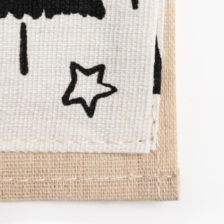 Pocket Textile Ethel "Christmas" 2 departments, 41x20 cm-4