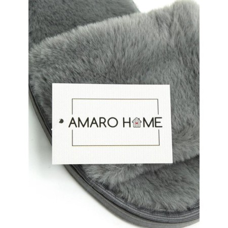 Women's slippers open nose, size 39-41, color graphite