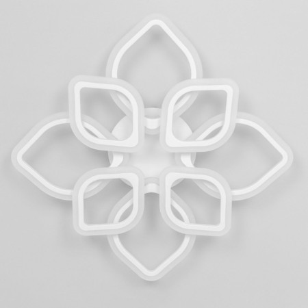 Ceiling Citilux "Romb" CL236180R, 8x13.1W, LED, white color-8