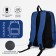 School backpack from lightning textiles, 5 pockets, Fulldorn, Blue/Blue color