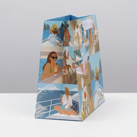 Gift Laminated Square, packaging, “cruise”, 22 x 22 x 11 cm-2
