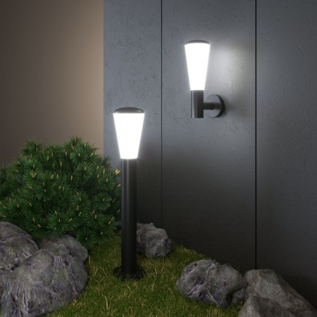 Lamp wall street Elektrostandard, Cone, 145x110x320 mm, E27, black color-3