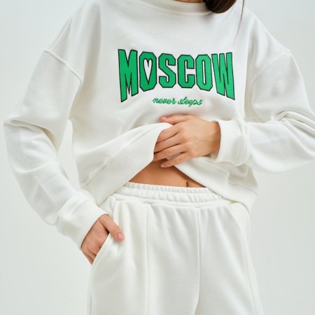 Women's costume (jumper and trousers) Mist Moscow, p. 48-50, milk-4