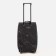 Road bag on wheels, lightning department, outer pocket, black color