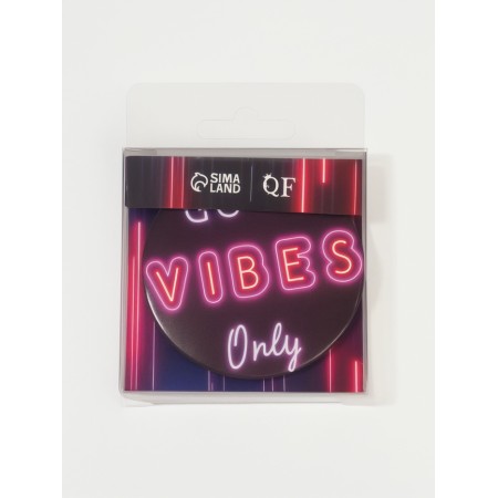 Mirror (1) Boarded GRL PWR D7cm Metal/Paper Good Vibes PVC/Box QF-2