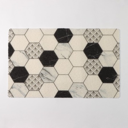 Rug of the galliped muddy shares "Marble", 50 × 80 cm, color gray color-7