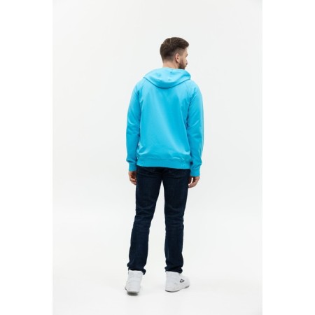 Male sweatshirt, size 52, turquoise color-5