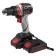 Drill-shuruvret P.I.T. PSR18-D4, Brightless, shock, 20 V, 2x1.5 Ach, Li-Lon, 40 Nm, case