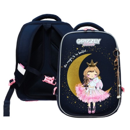 Frame backpack, 37 x 26 x 16 cm, Grizzly RAW-396, blue RAW-396-3_1