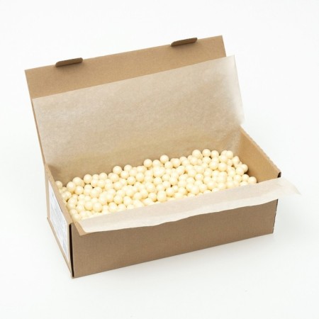 Confectionery sprinkling with a soft center "Pearls", silver 12-13 mm, 1.5 kg-1