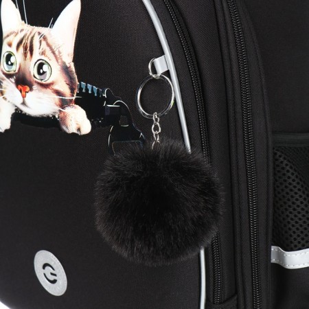 Frame saturation, 36 x 28 x 20 cm, Grizzly, + keychain, black-9