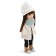 Sophie soft doll "in a white fur coat", 32 cm