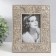 Photo frame Polystone 10x15 cm "Fairytale flowers. FISTING" Gold with silver 23x18.5 cm