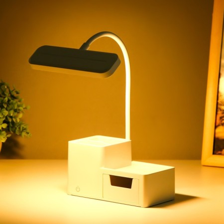Extra table lamp LED 3W USB AKB White 16x11x30 cm Risalux-3