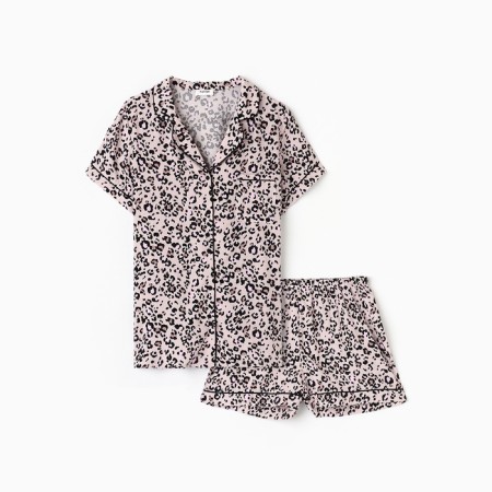 Female pajamas (shirt and shorts) KAFTAN LEO p. 52-54, pink-1