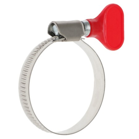 Clamp with the "lamb" Zein English, diameter 32-45 mm, 9 mm width, stainless steel-3