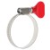 Clamp with the "lamb" Zein English, diameter 32-45 mm, 9 mm width, stainless steel