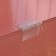 Plastic loop ACR-HINGE, 25 × 32 mm, transparent color