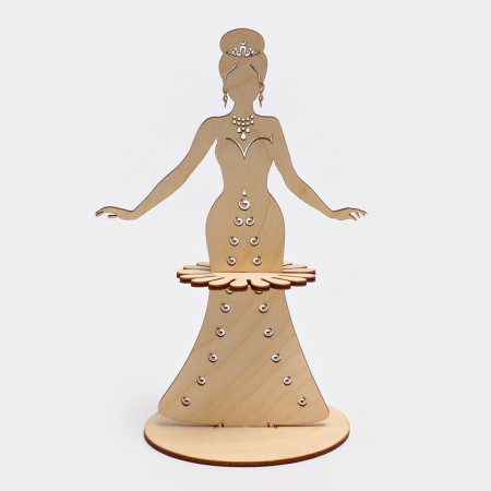 Napotnik Wooden Dolyana "Beautiful Bride", 21.5 × 14.5 cm-1