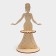 Napotnik Wooden Dolyana "Beautiful Bride", 21.5 × 14.5 cm