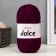 Yarn "Dolce" 100% micropoliester 120m/100g (780 plums)