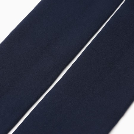 Pantyhose children's microfibers with fleece inside, dark blue color, height 122-134 cm (7-9 years)-2