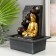 The desktop fountain from the network, backlight "Buddha in gold at the wall with waterfall" 23x17.5x28 cm