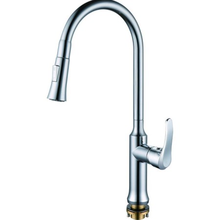 Kitchen mixer rush jawa ja0735-24, one-rod, with swiveling, chrome