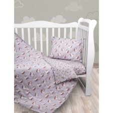 Комплект в кроватку детский Amarobaby Baby Boom, размер 75x125 см, 112x147 см, 40x60 см