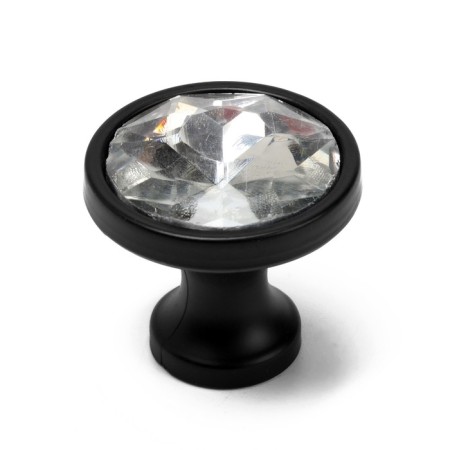 Handle button Cappio PK112, D = 30 mm, plastic, black color-1