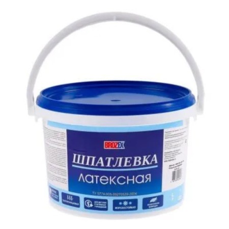 Latex Brozex putty, 3.0 kg