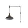 Bra with a switch on the wire "Vintage" E27 40W black 27x27x15cm