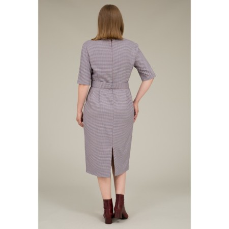 Women's dress, size 58, blue color-5