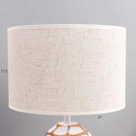 Camilla table lamp E27 40W white-chocolate 27.5x27.5x42.5 cm Risalux-2