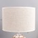 Camilla table lamp E27 40W white-chocolate 27.5x27.5x42.5 cm Risalux