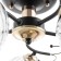 ASTA chandelier 5he27 40W black and gold 50x50x27 cm Bayerlux