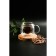 Glass mug with double walls Magistro Duo, 80 ml, 9 × 7 × 6.3 cm