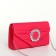 Female bag on magnet, color fuchsia