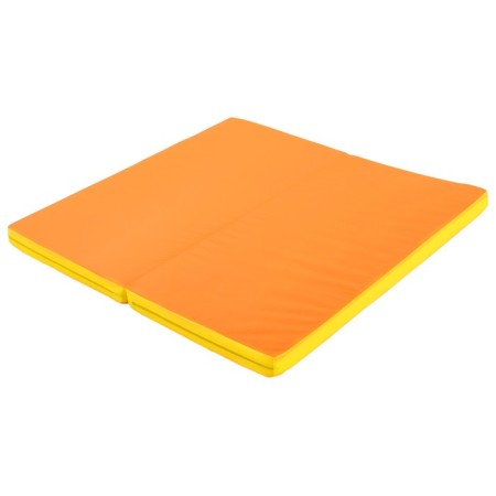 Mat Onlitop, 100x100x6 cm, 1 addition, yellow/orange color-3