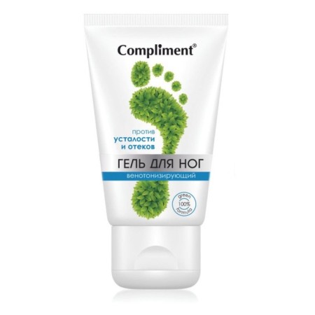 Foot Gel Compliment is venotonic, against fatigue and edema, 150 ml