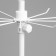 Turntable, 3 tiers of 10 hooks, 28 × 28 × 65, white color
